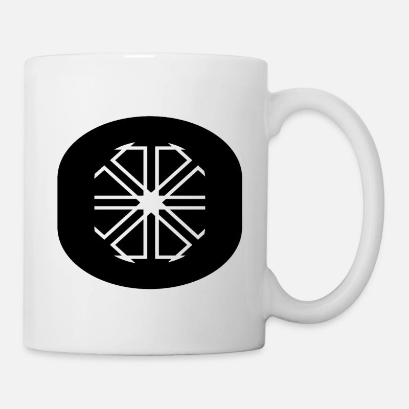 Décor circulaire - Mug blanc - blanc