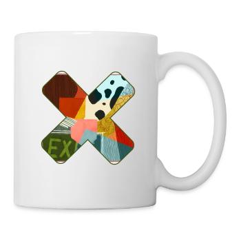 Abstract Pattern in Vibrant Colors - Mug - white - Right