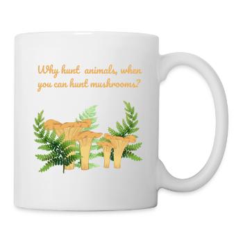 Schurken-Jäger - Tasse - Weiß - Rechts