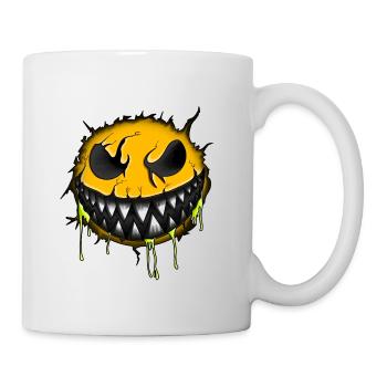 Keep smiling - Tasse - Weiß - Rechts