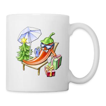 A chili Christmas at the beach - Mug - white - Right