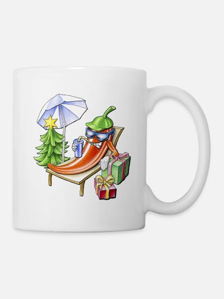 A chili Christmas at the beach - Mug - white