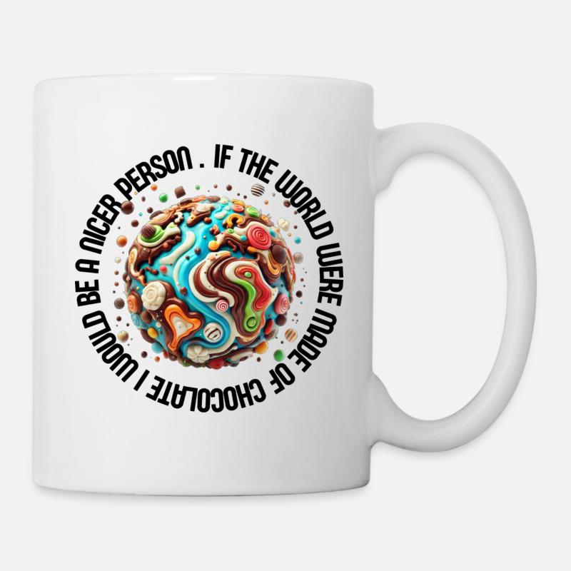 SchokoladenPlanet - Tasse - Weiß