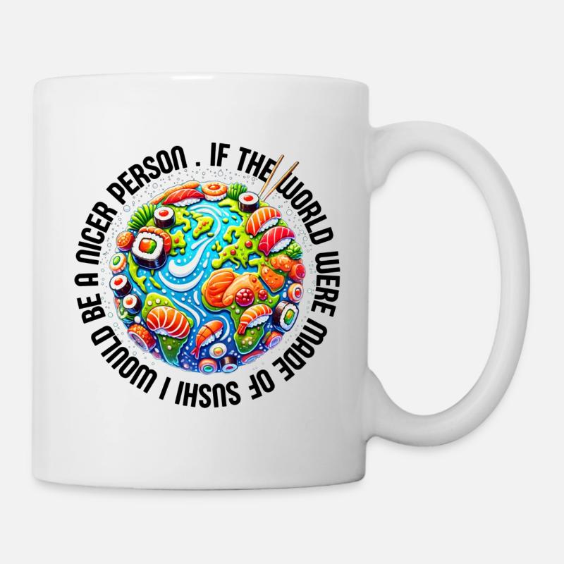 SushiPlanet - Tasse - Weiß