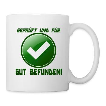 Testé et trouvé BON - Mug blanc - blanc - Droite