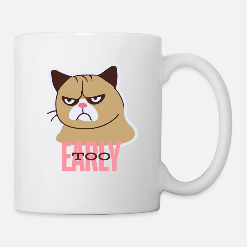 Trop tôt - Mug blanc - blanc
