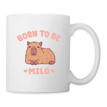 Cute Chilling Capybara Born To Be Mild - Mug - white - Right