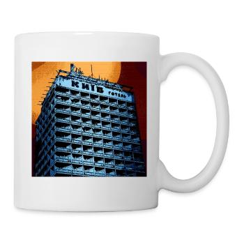 Hotel Kyiv (Готель Київ) - Ukraine Architecture - Mug - white - Right
