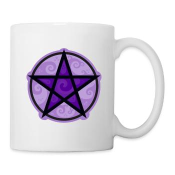 Pentagramm - Tasse - Weiß - Rechts