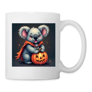 Un koala chibi pour Halloween - Mug blanc - blanc - Droite