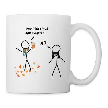 Carl hasst Halloween - Tasse - Weiß - Rechts