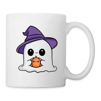 Chibi Halloween Ghost | Cute ghost design - Mug - white - Right