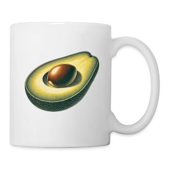 Avocado Fruit Retro Look Fruit Collection - Mug - white - Right