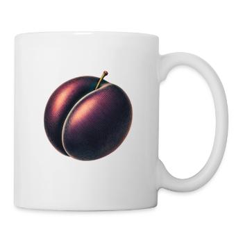 Plum Fruit Retro Look Fruit Collection - Mug - white - Right