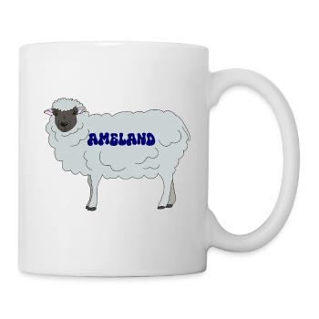 Ameland Schaf - Tasse - Weiß - Rechts