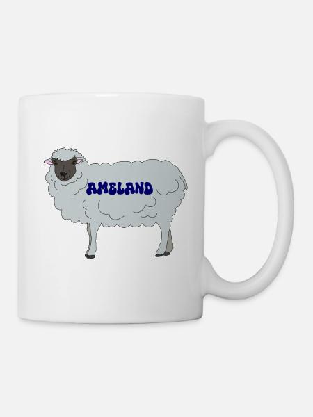 Ameland Schaf - Tasse - Weiß