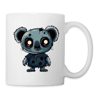 Koala Halloween Lustig Zombie - Tasse - Weiß - Rechts