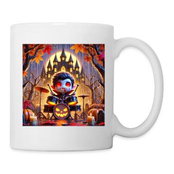 Vampire Batteur d'Halloween - Mug blanc - blanc - Droite