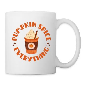 Pumpkin Spice Everything mit Pumpkin Spice Latte - Tasse - Weiß - Rechts