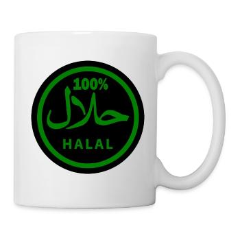Halal - Tasse - Weiß - Rechts