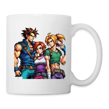 Manga Freunde Trio - Tasse - Weiß - Rechts