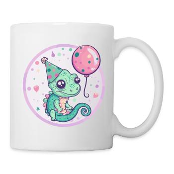 Chameleon Birthday Baby - Mug - white - Right
