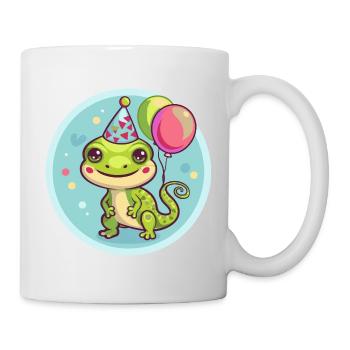 Lizard Birthday Baby - Mug - white - Right