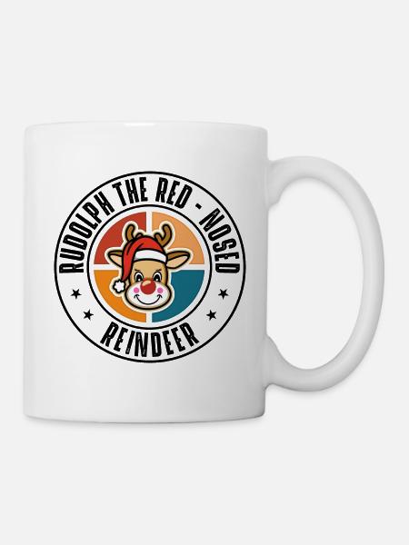 Rudolph - Tasse - Weiß