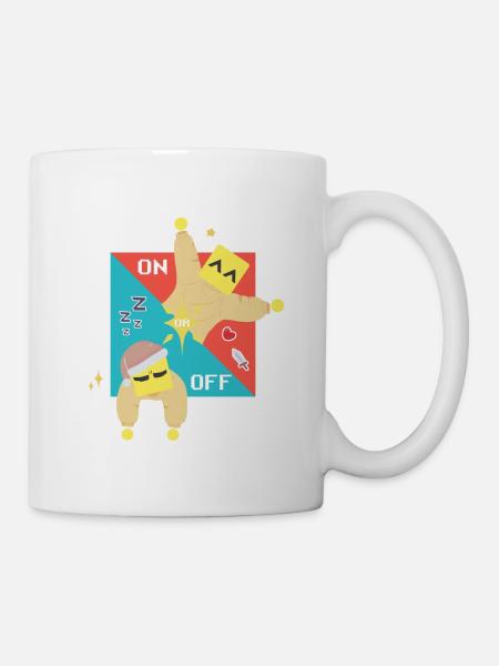 ON/OFF ☀️🌑 - Mug blanc - blanc