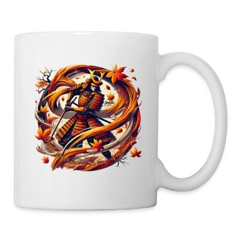 Yukiko Samurai: Strength in Autumn Winds - Tasse - Weiß - Rechts