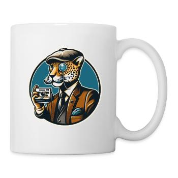 PAPI JAGUAR - Mug blanc - blanc - Droite