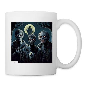 Les amis de la soirée - Mug blanc - blanc - Droite