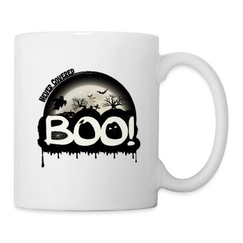 Buhruf! - Tasse - Weiß - Rechts