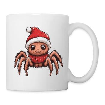 Tarantula Weihnachten Comic - Tasse - Weiß - Rechts