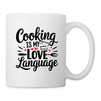 Cooking is my love language - Mug - white - Right