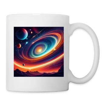 Vibrant Cosmic Exploration - Mug - white - Right