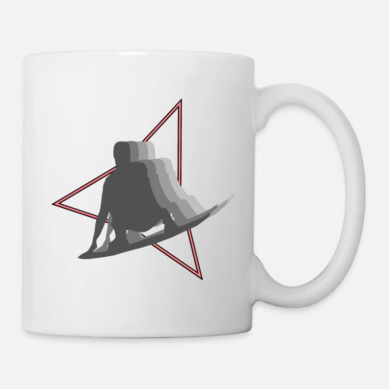 Wakegrip Stern - Tasse - Weiß
