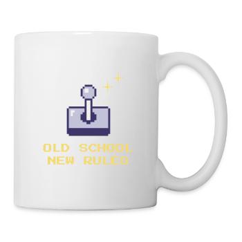 Old School, New Rules - Mug - white - Right