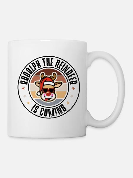Rudolph - Tasse - Weiß