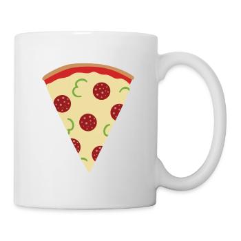 Pizza - Mug blanc - blanc - Droite