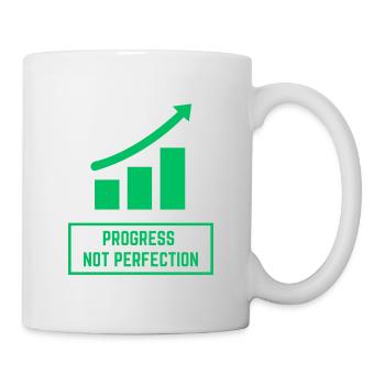 Progress Not Perfection - Mug - white - Right