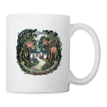 Nicht alle, die umherwandern, sind verloren - Tasse - Weiß - Rechts