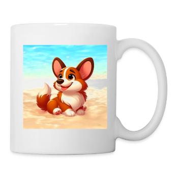 Corgi 3 - Tasse - Weiß - Rechts