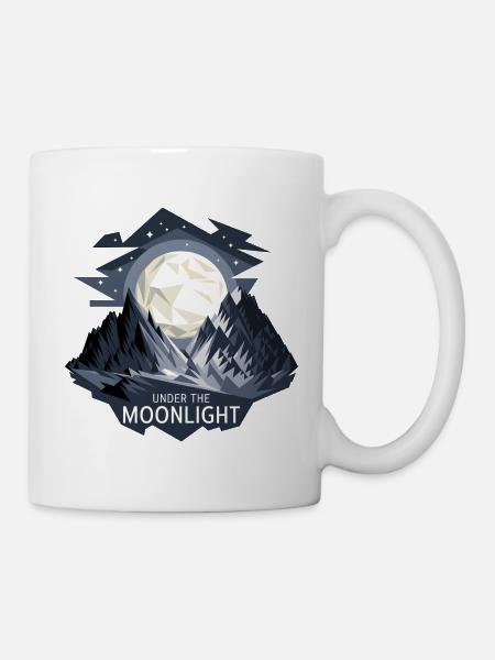 Under The Moonlight - Mug - white