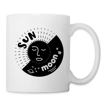 Sun and Moon - Mug blanc - blanc - Droite