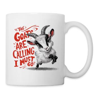 The Goats Are Calling I Must Go 2 mba - Tasse - Weiß - Rechts