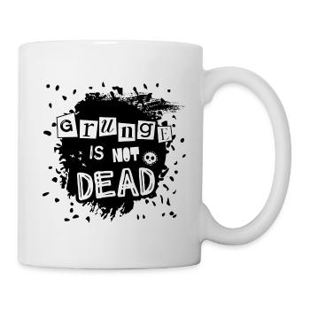 Grunge is not dead - Mug blanc - blanc - Droite