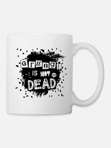 Grunge ist nicht tot - Tasse - Weiß