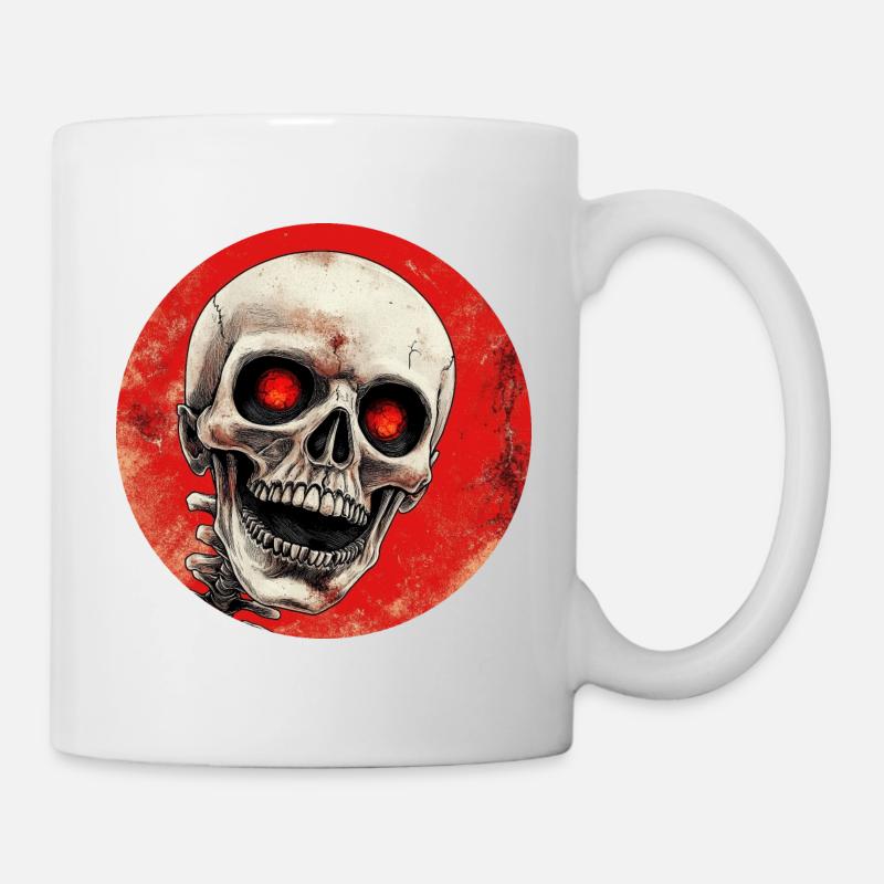 Skelett - Tasse - Weiß