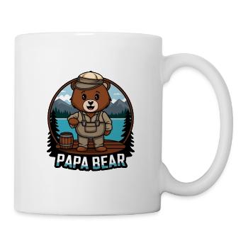 Papa Bear - Tasse - Weiß - Rechts